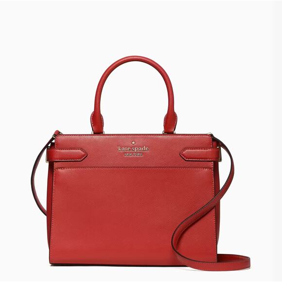 Kate Spade New York Stacy Medium Satchel in Red Currant - Picture 1 of 4